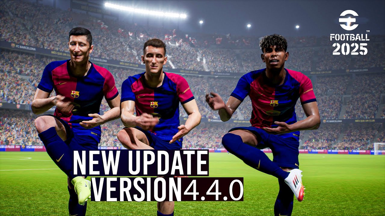 Efootball 2025 — «Барселона» — «Арсенал» | Новое обновление версии 4.4.0 | ПК