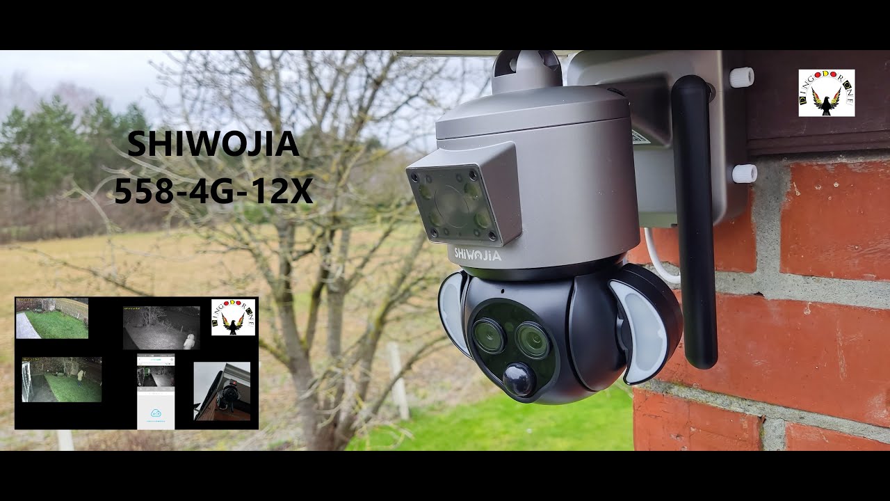 SHIWOJIA 558 4G 12X une caméra de surveillance 4G 100% sans fil avec panneau solaire Test et Tuto