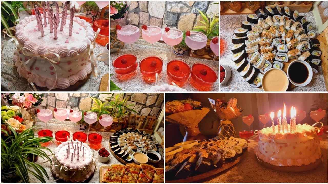 بدون خبز ولا عجن ولا عذاب حضرنا سهرة جميلة لطيفة 🥰  عيد ميلاد دافي وبسيط❤️