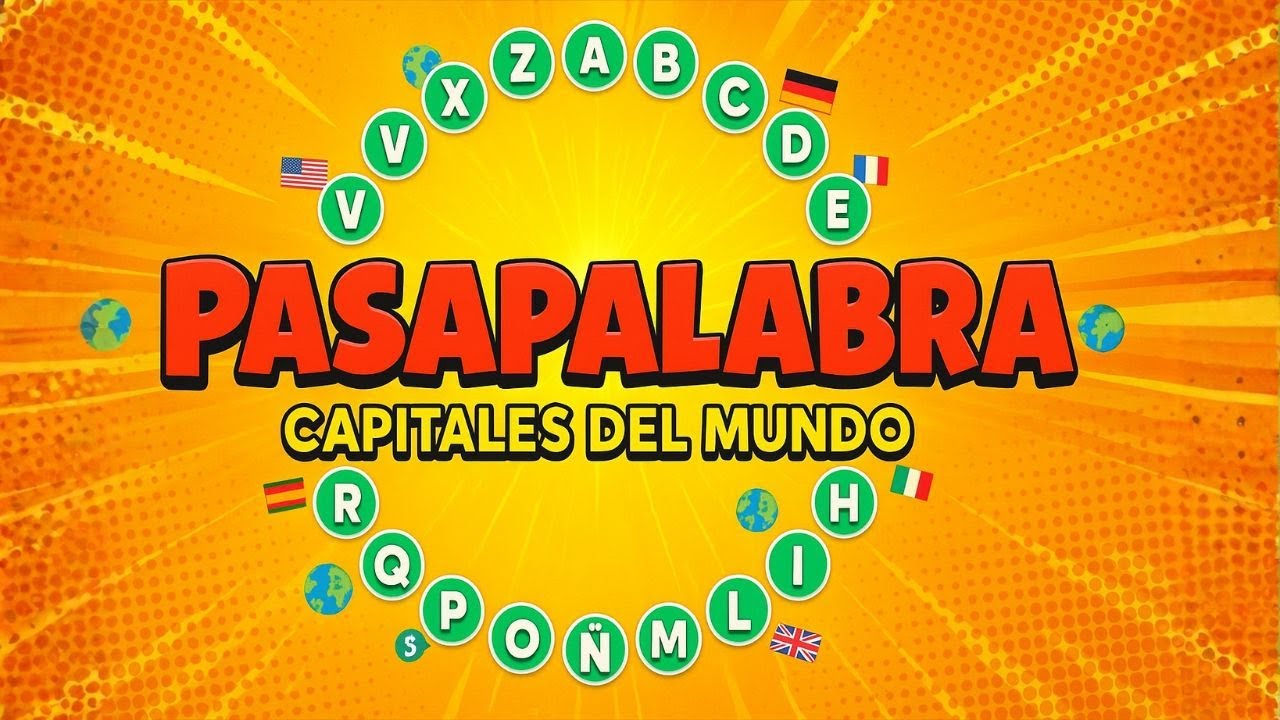 PASAPALABRA 🌍 | ¿Cuántas capitales del mundo puedes acertar? - Rosco 1