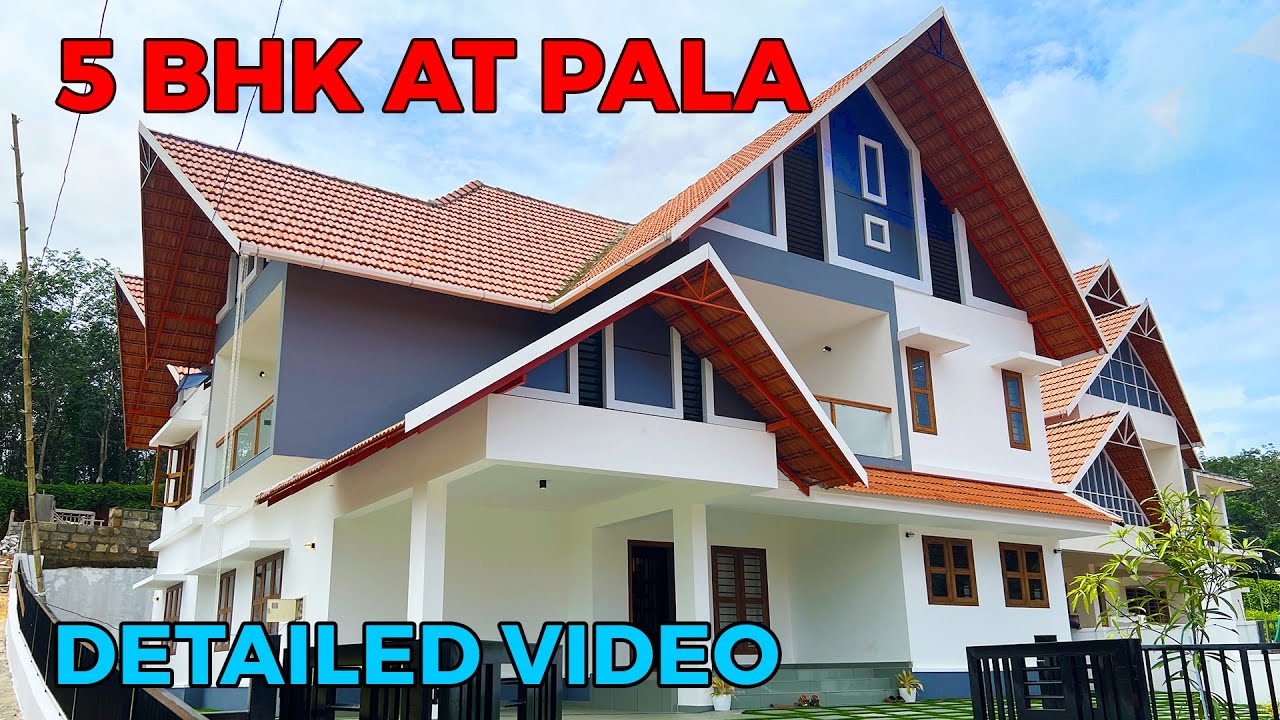 Luxurious 5BHK, 3850Sqft house at PALA for Sale Contact: 8921758725 #pala #meenachilhomes