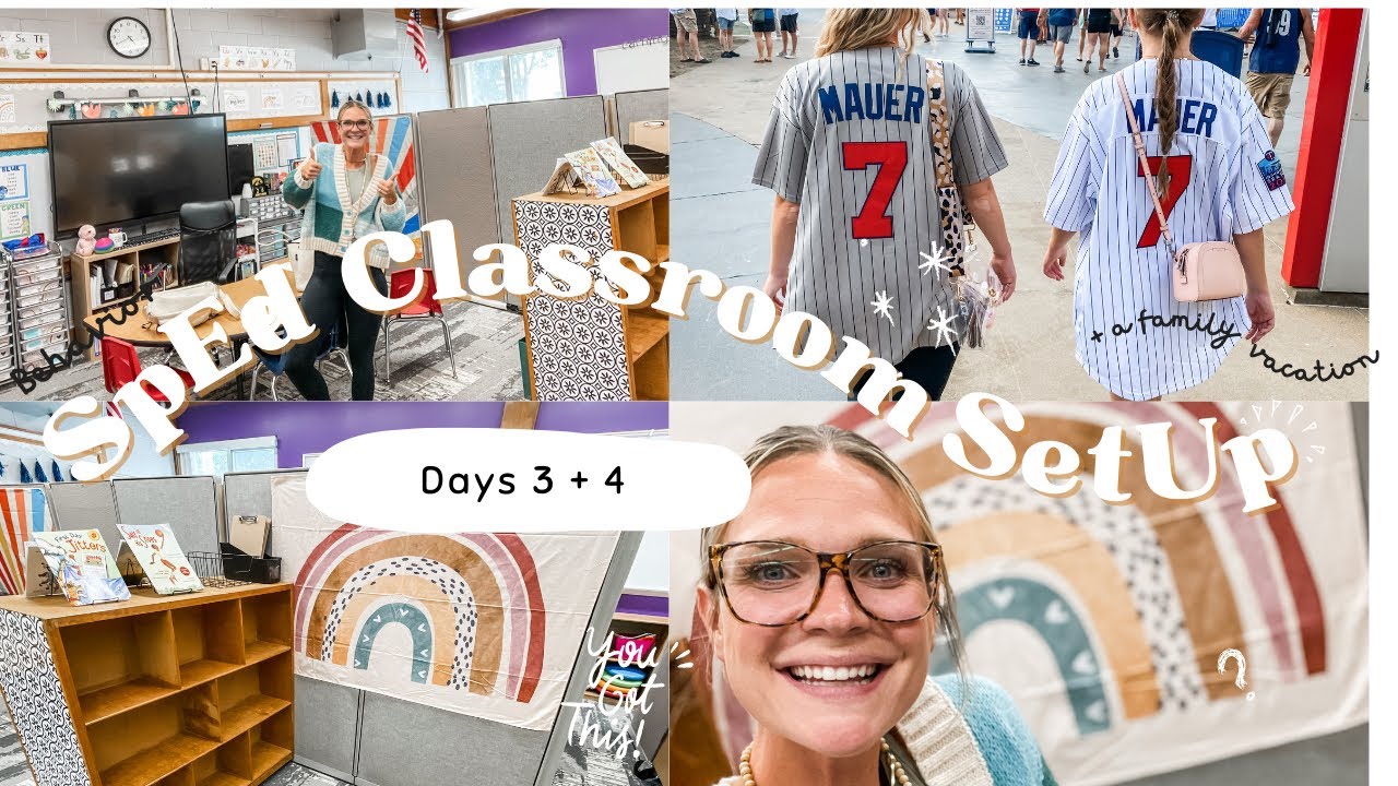 Behavior SpEd Classroom Set Up Days 3 + 4 | + a mini-vacation | Joe Mauer Twins HOF ceremonies