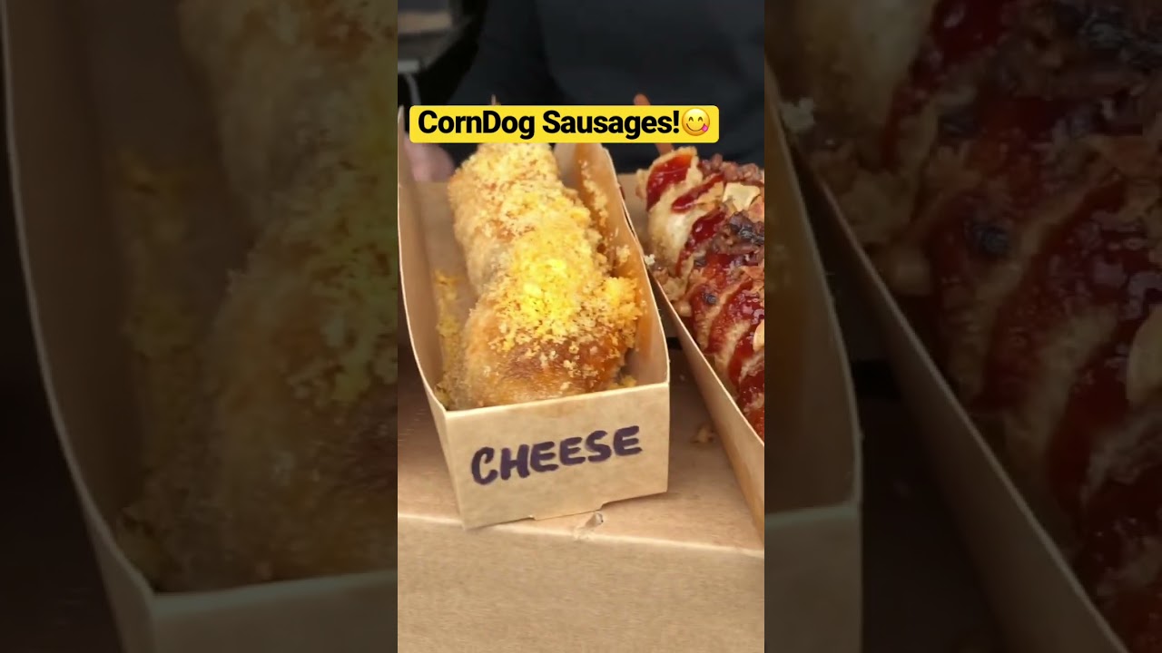 Corndog Sausages! Yummy sausages! #corndog  in Czechia! #shortsvideo #shortsfeed #sausage #yummy
