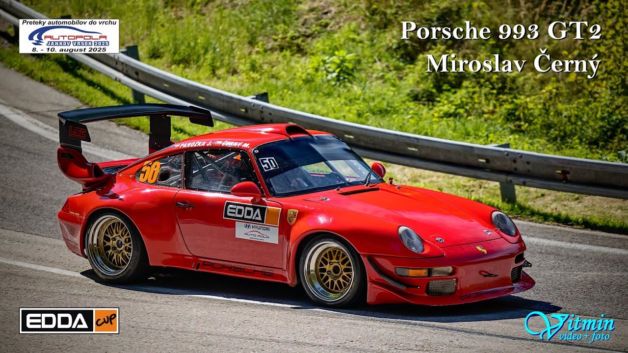 Porsche 993 GT2 - Miroslav Černý - Jankov Vŕšok 2025 - EDDA CUP - 1st place