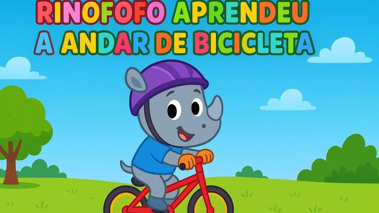 Rinofofo Aprendeu a Andar de Bicicleta