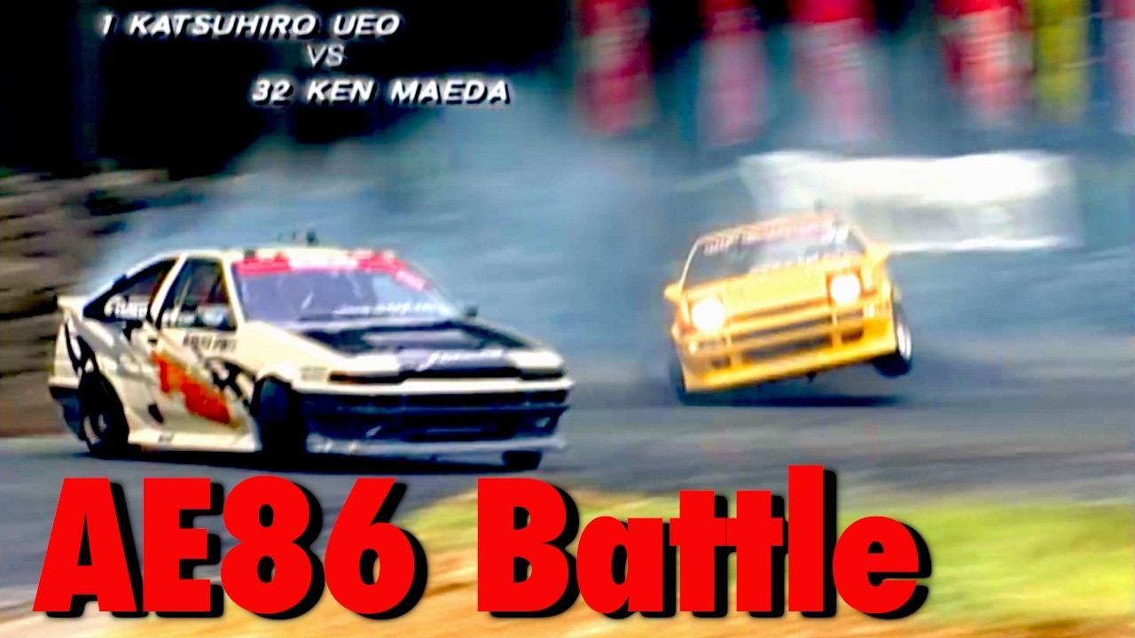 【ハチロク対決】D1GP AE86 VS AE86 12番勝負！誰が世界一のハチロク使いなのかを決めようじゃないか【VIDEO OPTION切り抜き トヨタ カローラレビン スプリンタートレノ】