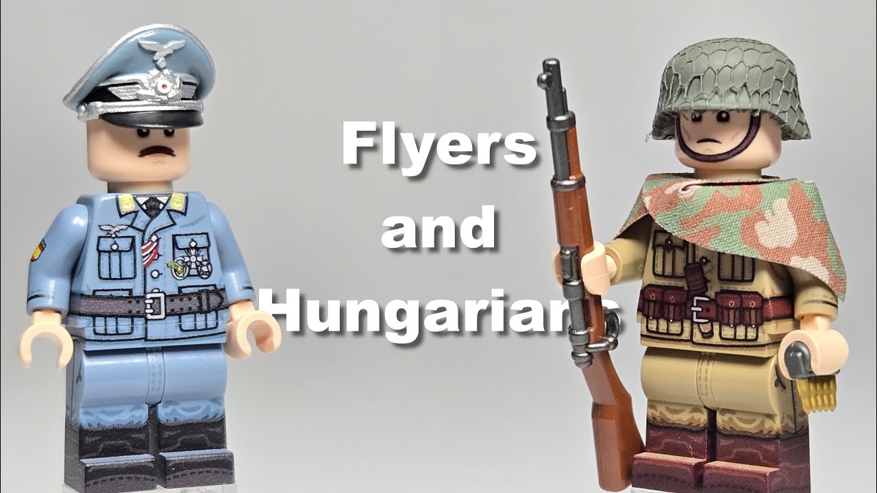 Распаковка и обзор летчиков Люфтваффе и венгров Второй мировой войны от Para Bellum Bricks