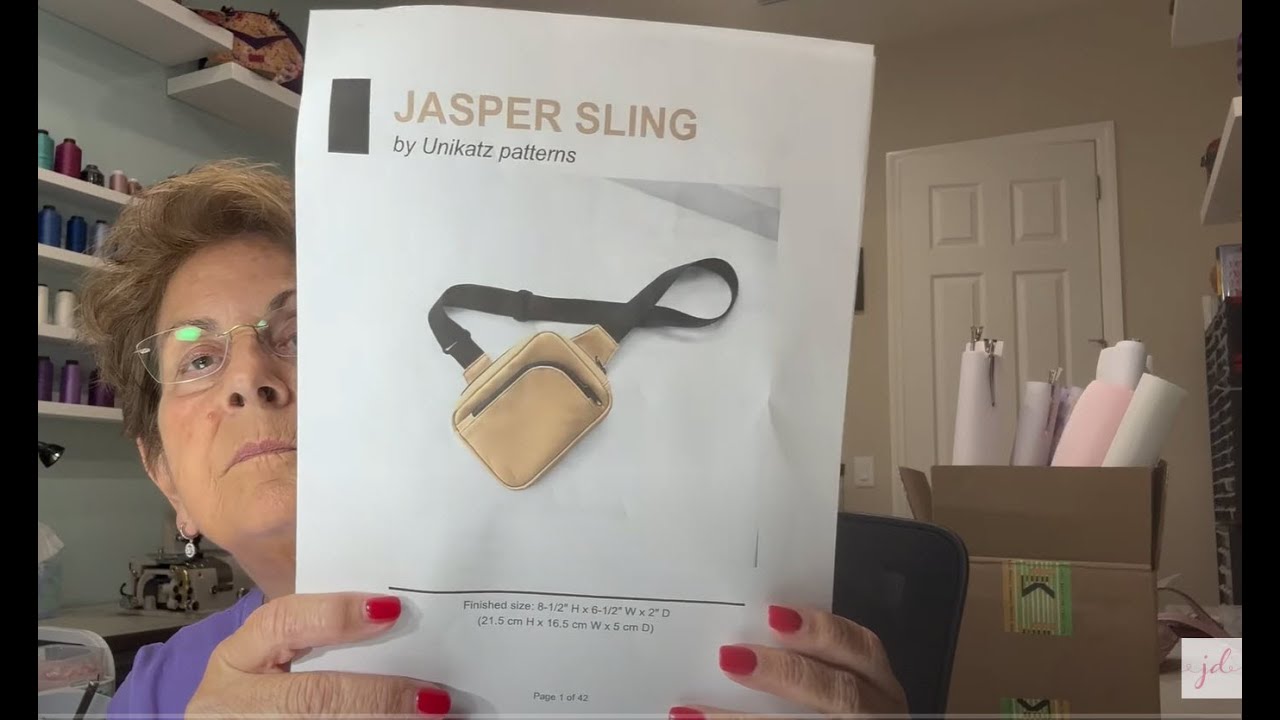 The Jasper Sling Cutting it out