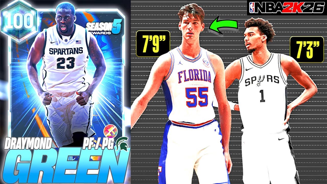 THE TALLEST CARD IN MyTEAM HISTORY CONFIRMED FOR SEASON 5! FREE LEVEL 40 100 OVERALL DRAYMOND GREEN!