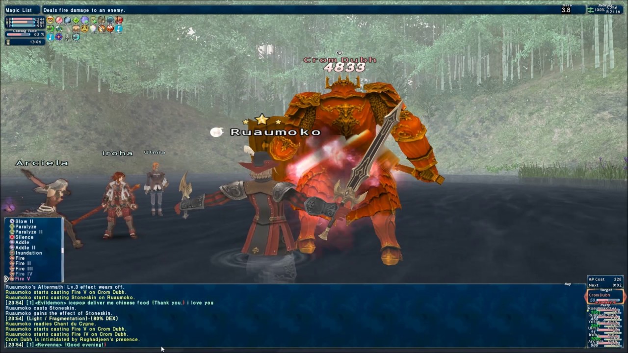 Final Fantasy XI: Red Mage vs Crom Dubh