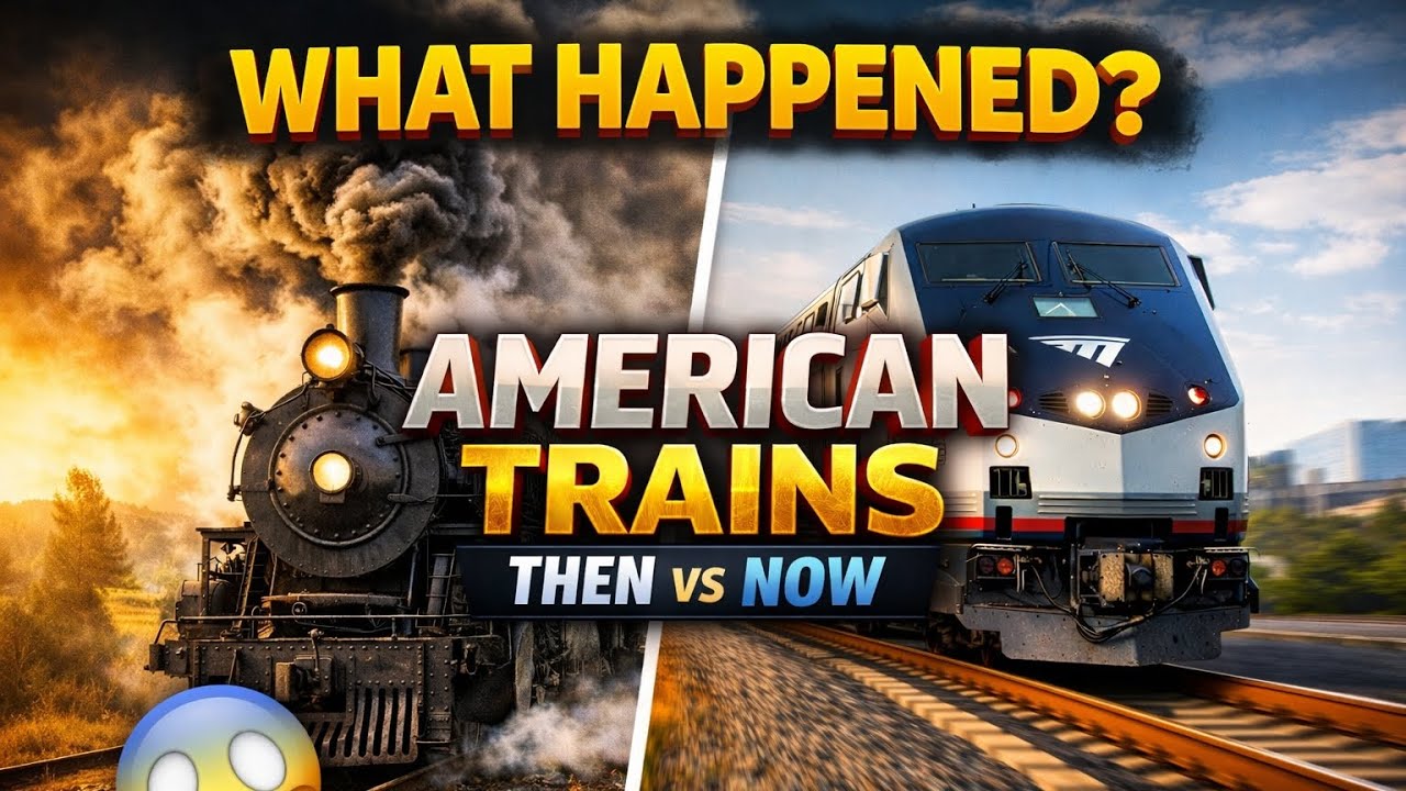 American Trains: Then vs Now | The Shocking Evolution of US Rail