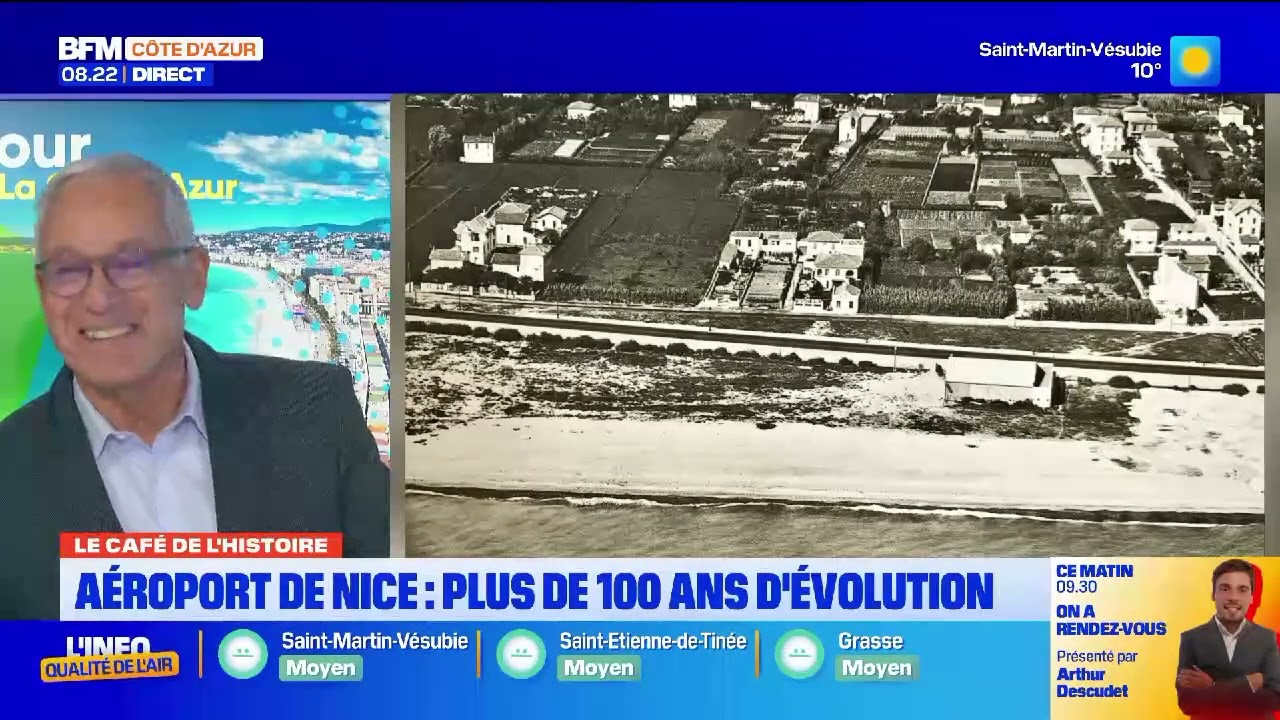 Les origines méconnues de l'aéroport de Nice-Côte d'Azur