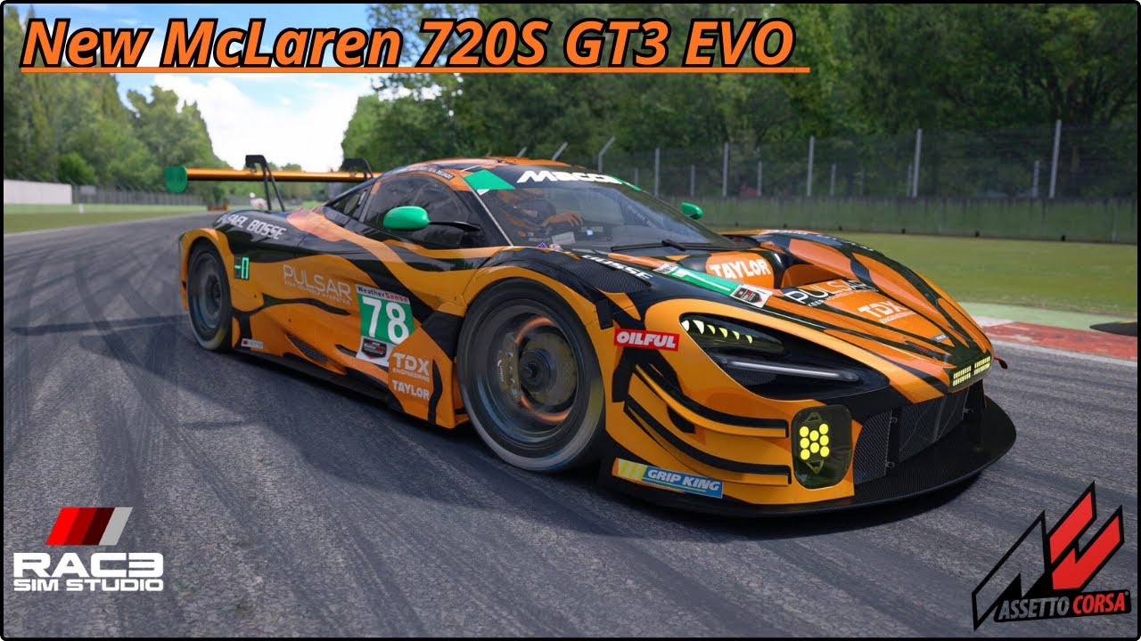 New Mclaren 720 GT3 Evo