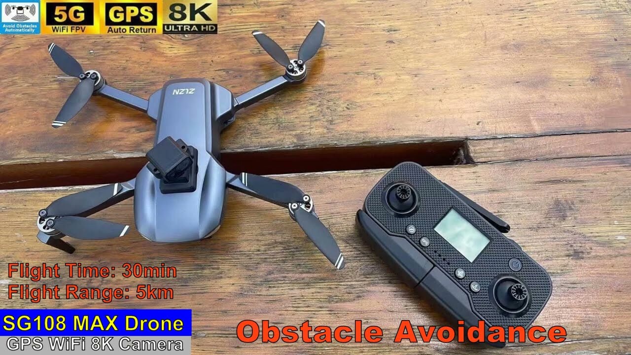 ZLL SG108 MAX Obstacle Avoidance 8K Long Range Drone &ndash; Just Released !