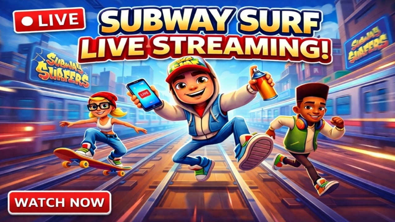 SUBWAY SURFERS LIVE 🛑 STREAMING LONDON 🚇 Day 1 #subwaysurfers #live #shorts #kids #subwaysurferslive