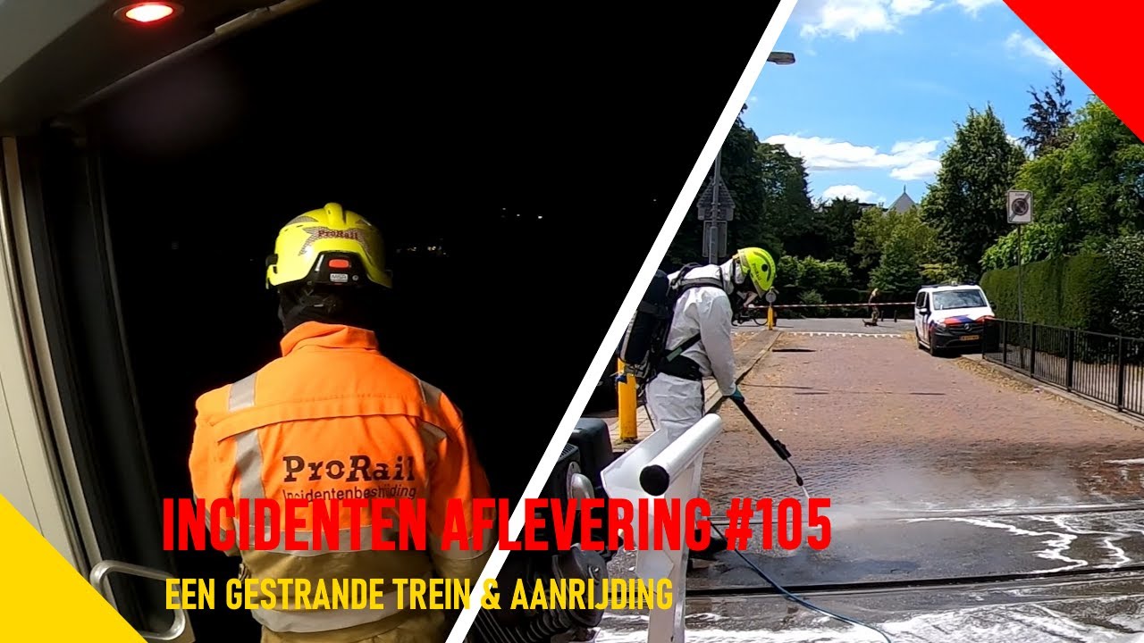 Een gestrande trein & aanrijding 🚨 -  Incidentenbestrijders #105