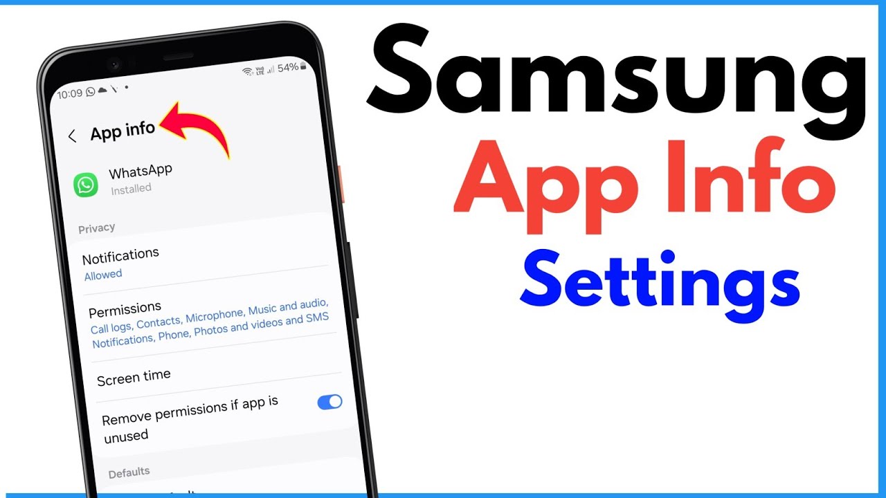 App Info Settings Samsung | Samsung Mobile Me App Info Kaise Kare