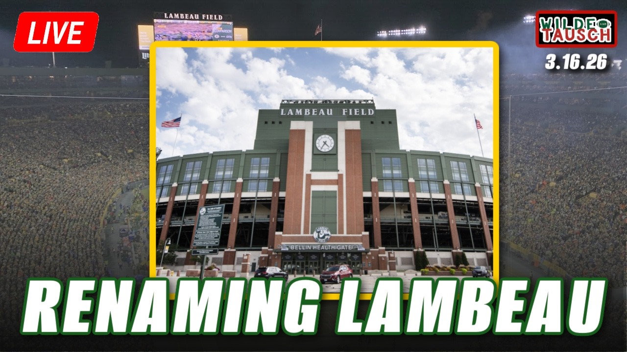 LIVE REACT : Lambeau Naming Rights?! NFL Free Agency Buzz + Badgers Dancing