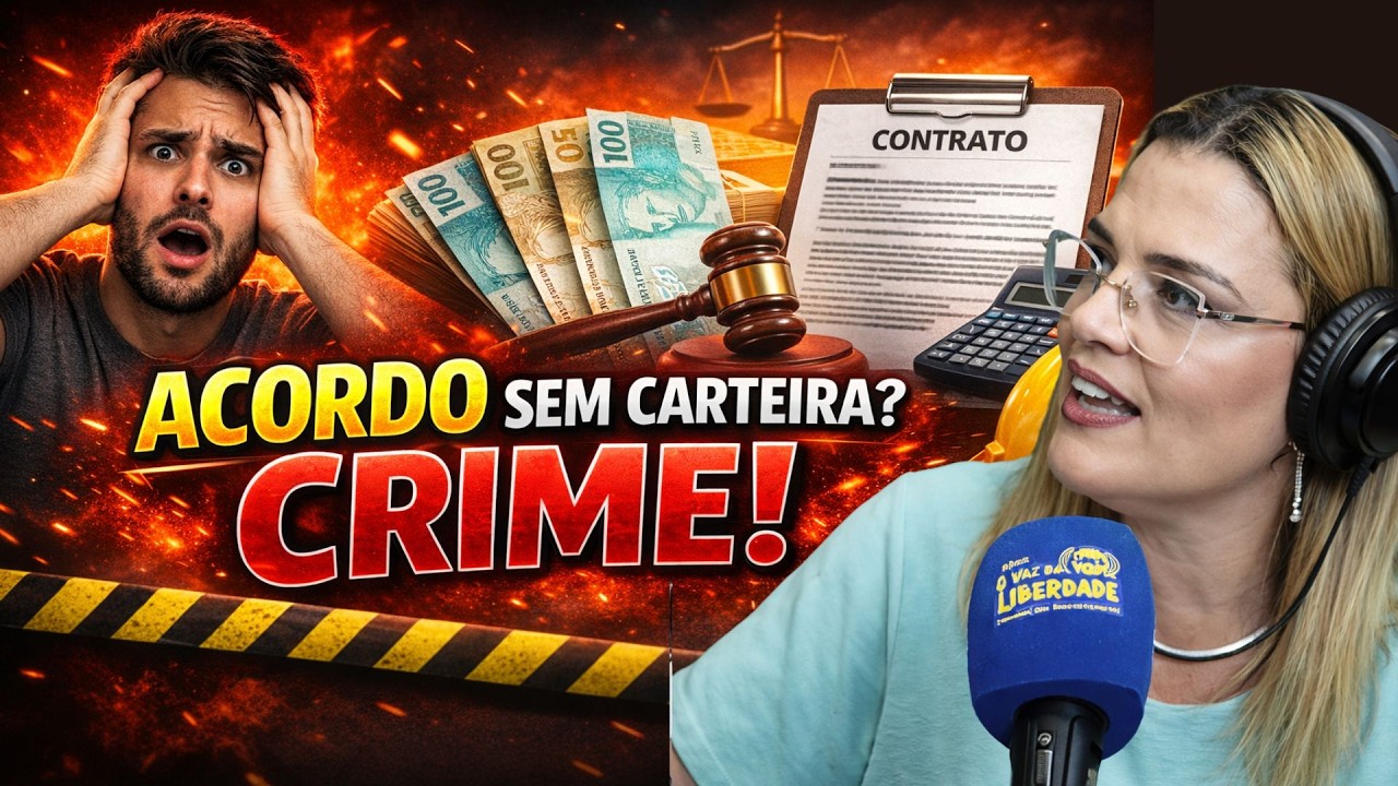 Fez acordo sem carteira? Você NÃO SABE o risco ENORME!