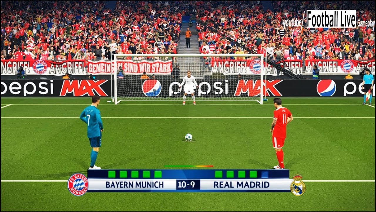 PES 2018 | «Бавария» — «Реал Мадрид» | Лига чемпионов УЕФА (ЛЧ) | Серия пенальти