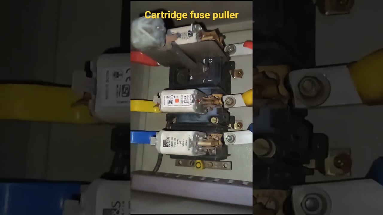 Cartridge fuse puller for HRC fuse remove