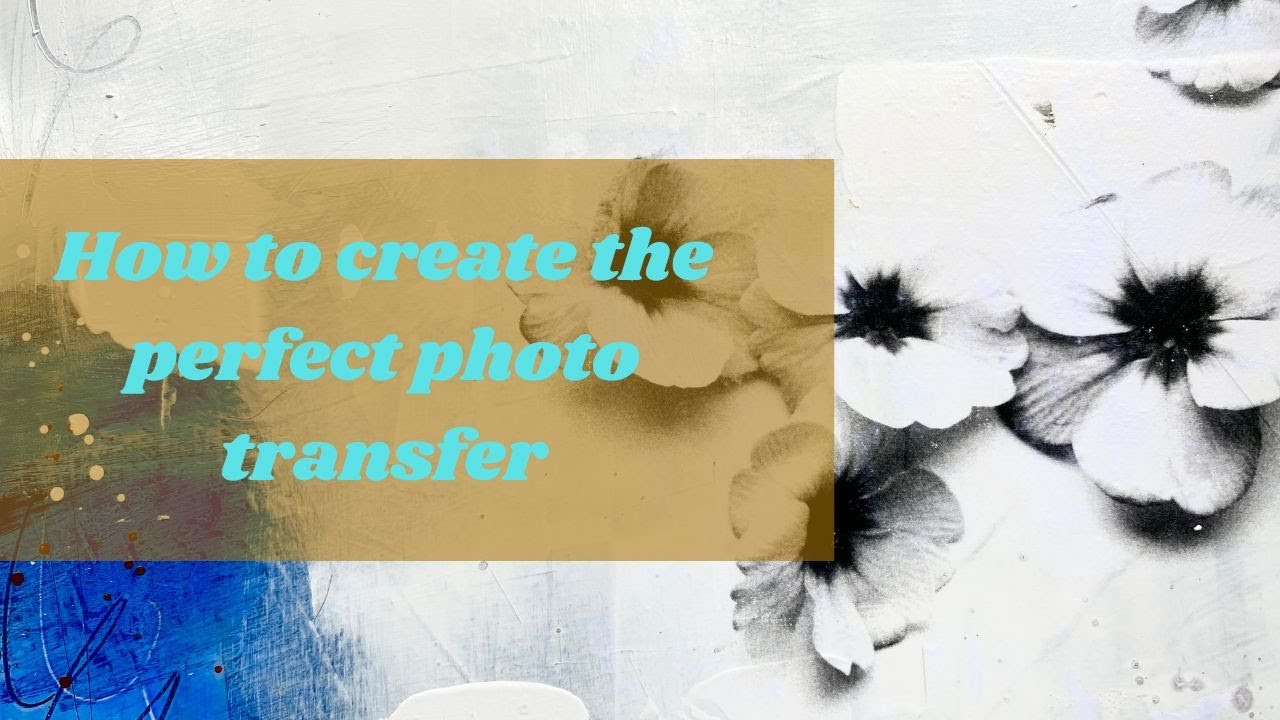 How to create the perfect photo transfer