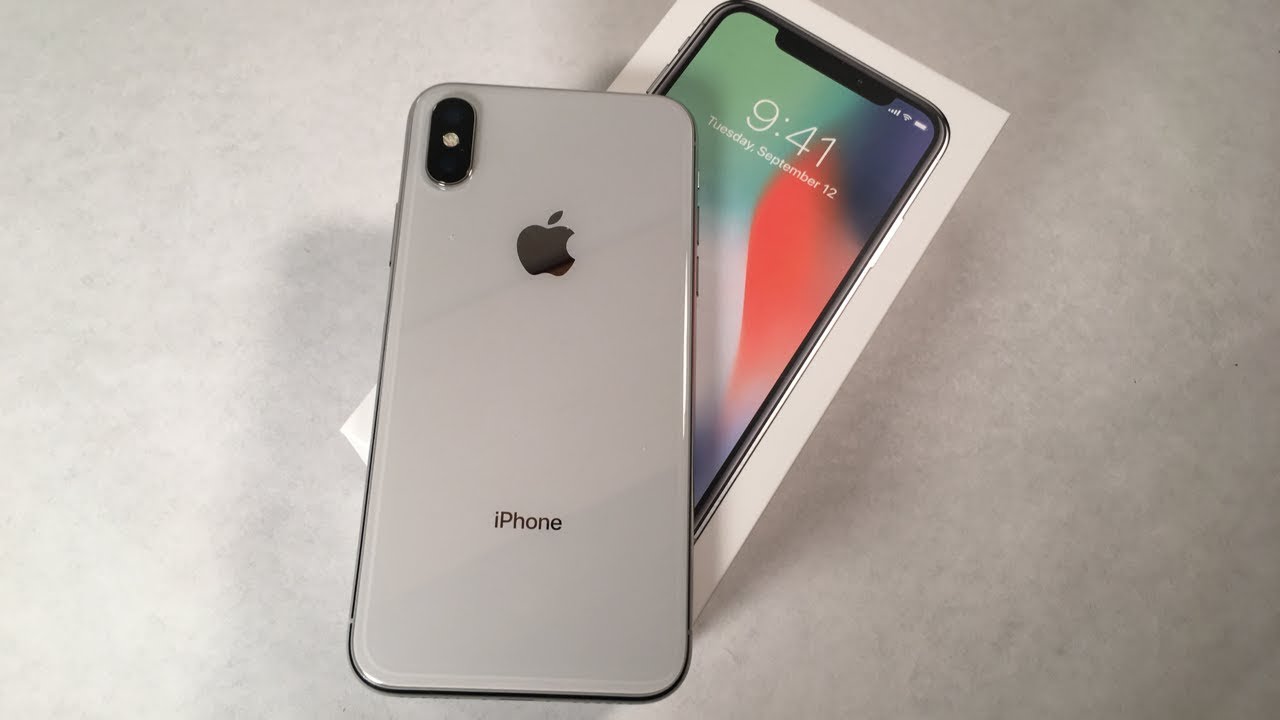 iPhone X Silver Unboxing & First Impressions