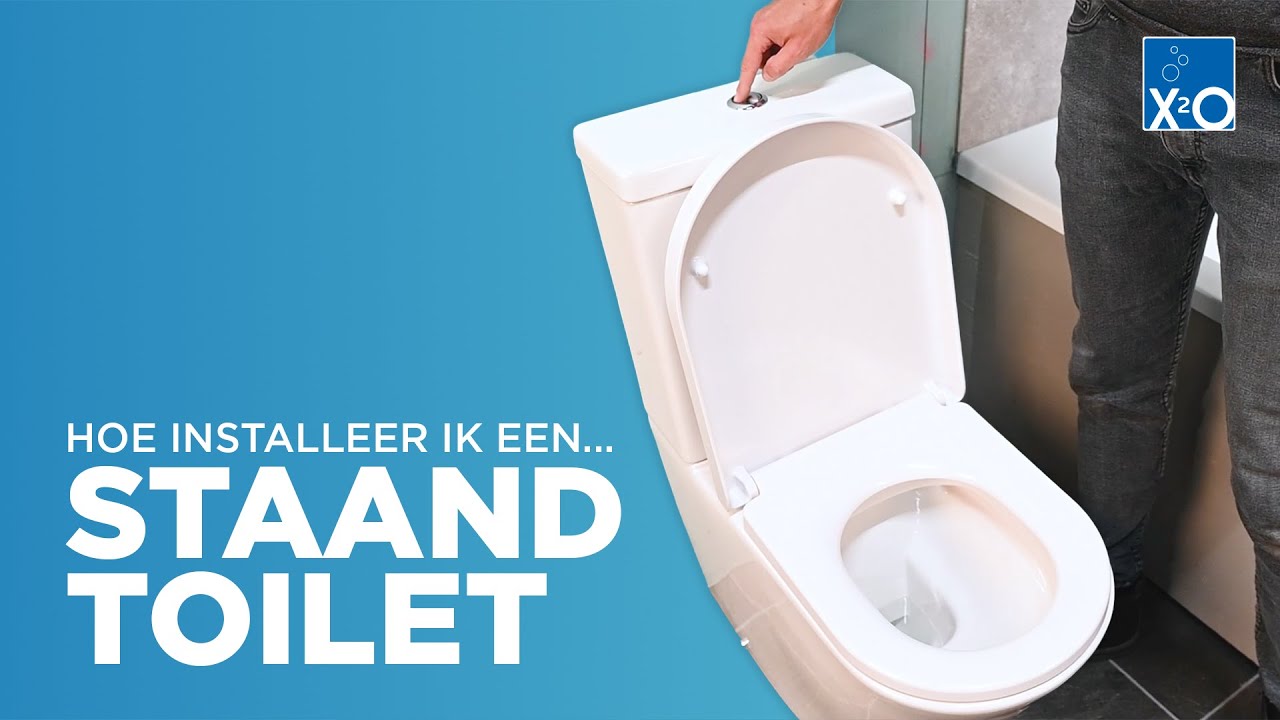 Zelf een staand toilet installeren? Stap-voor-stap handleiding voor installatie | X²O Badkamers