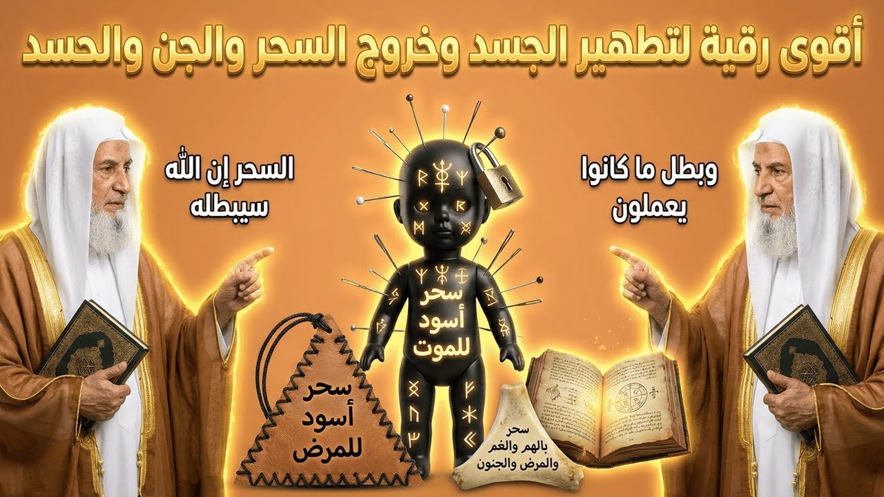 أقوى رقية شرعية شاملة تدمير السحر وخروج المس والجن والعين الحاسدة فك السحر بكل أنواعه وخروج الجن