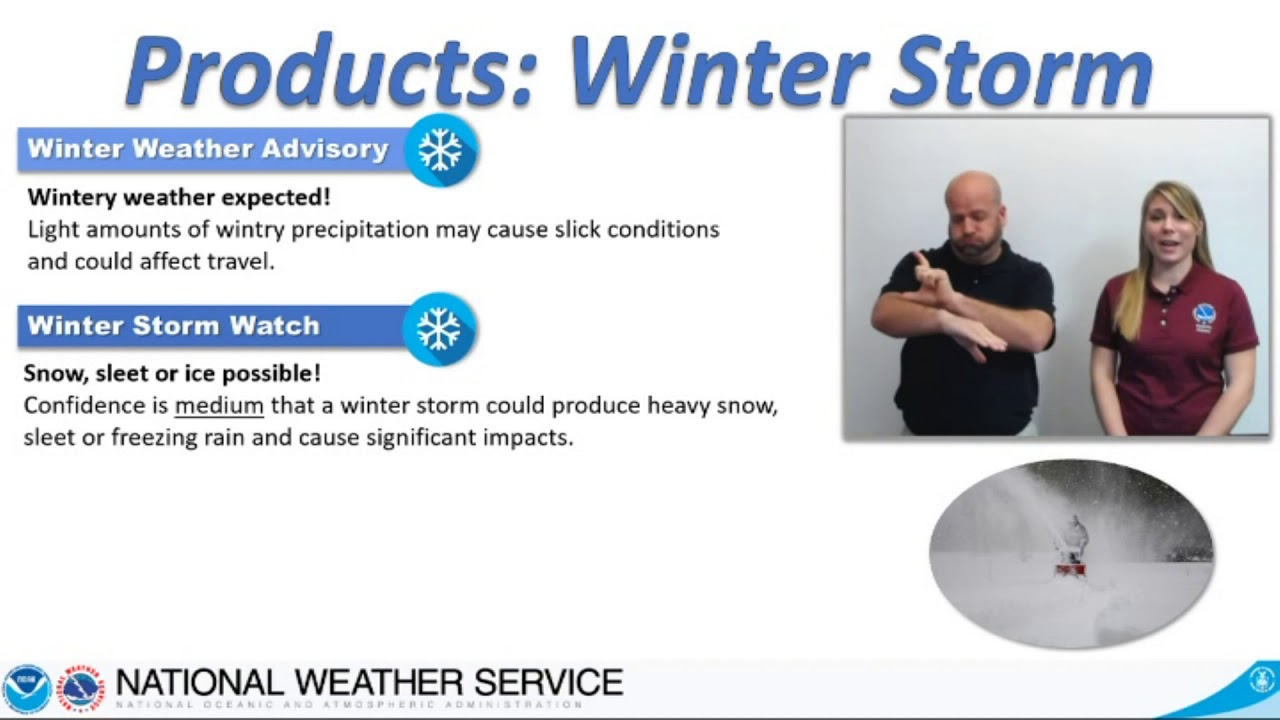 Winter Weather Awareness - Winter Weather Alerts
