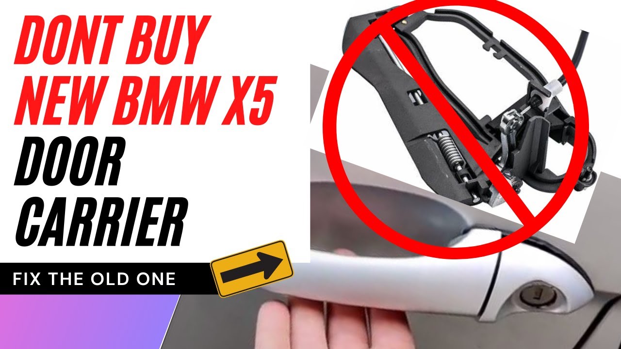 Door Handle Carrier X5 e53 and Door lock actuator from AliExpress
