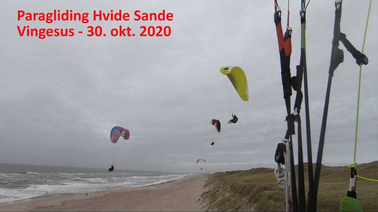 Paragliding Hvide Sande - 30. okt. 2020