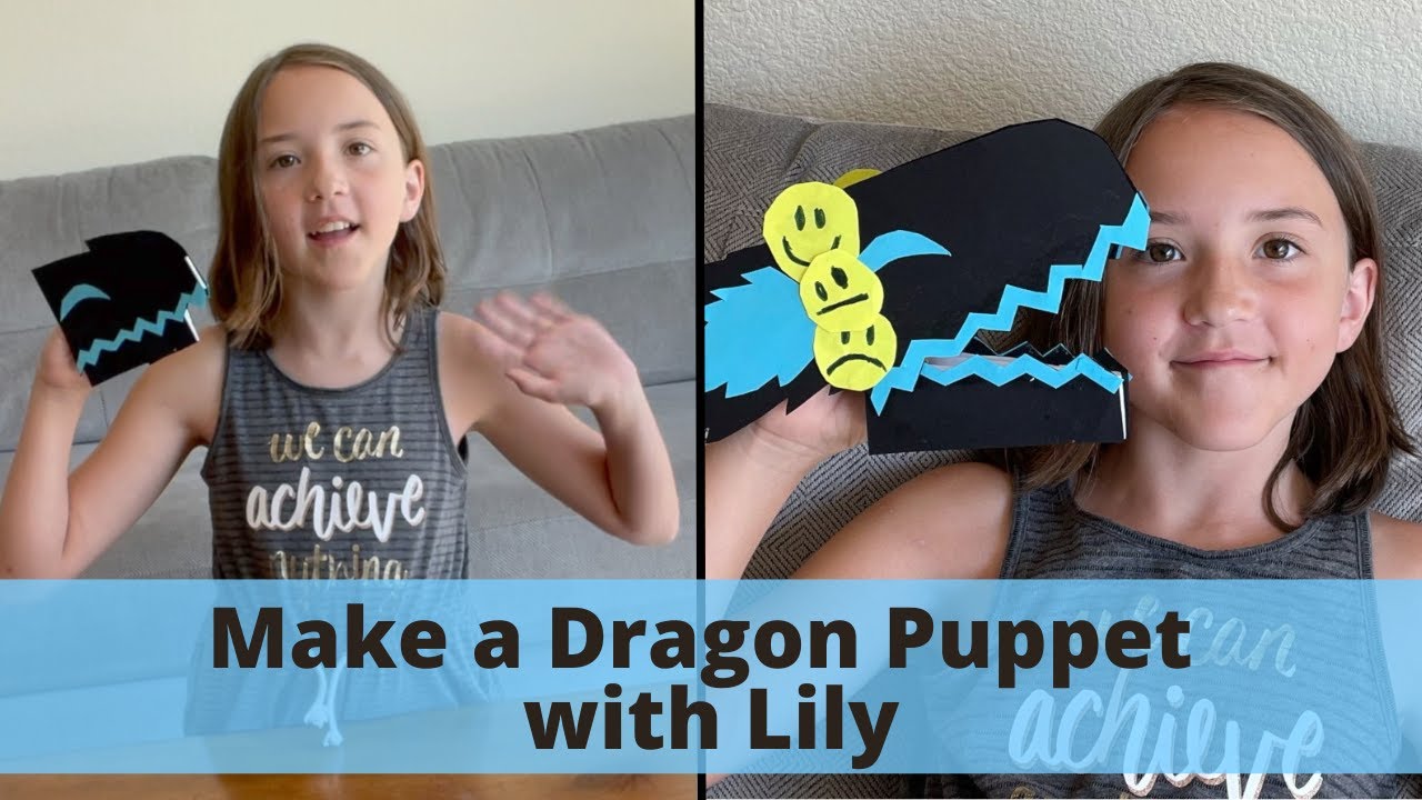 How to Make a Paper Dragon Puppet