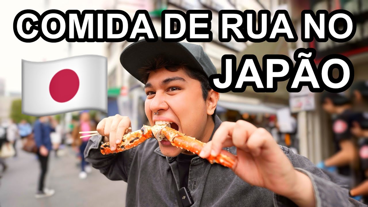 PROVANDO COMIDA DE RUA NO JAP&Atilde;O