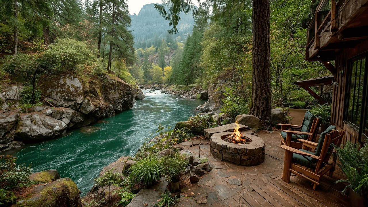 People Use This Spring River Campfire & Nature Sounds Video to Relax & Sleep
