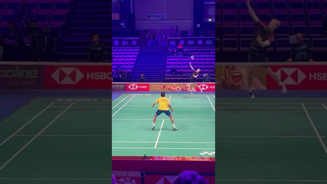 Joakim Oldorff Nice Badminton Rally In Arctic Open in Finland #badminton #yonex #arcticopen