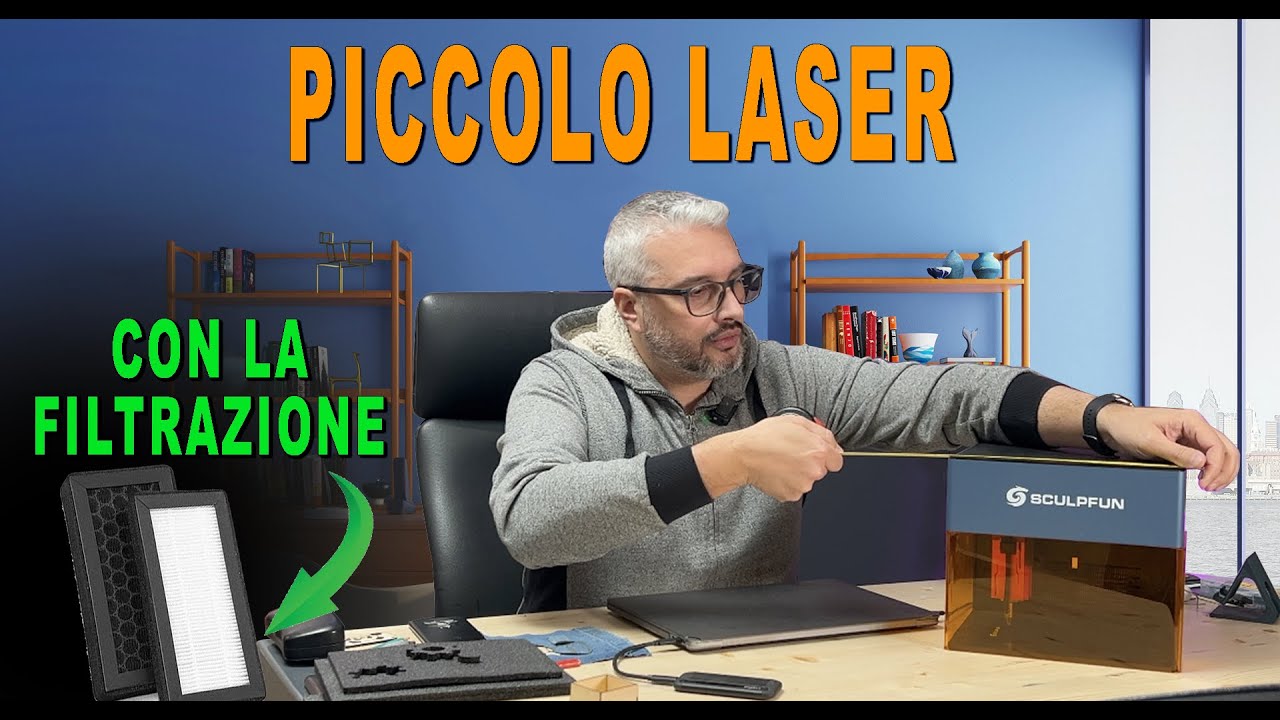Sculpfun iCube pro max 10w - piccolo laser per i tuoi grandi progetti