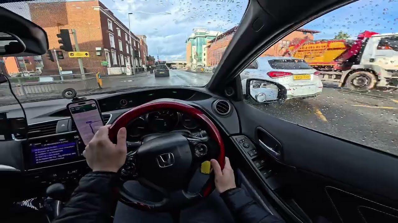 POV: Honda Civic 1.4 | Real City Driving | 4K