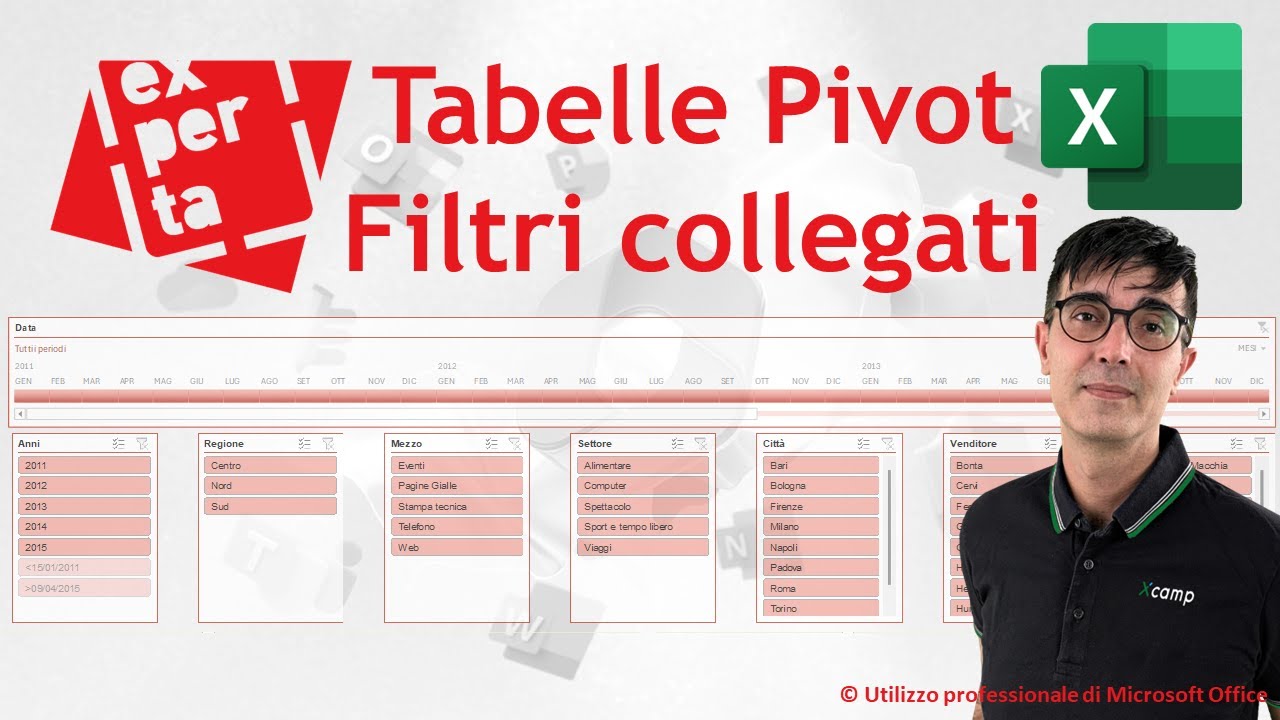 EXCEL - TRUCCHI E SEGRETI: 🔗 Tabelle Pivot - Filtri sempre allineati - la magia dei filtri esterni