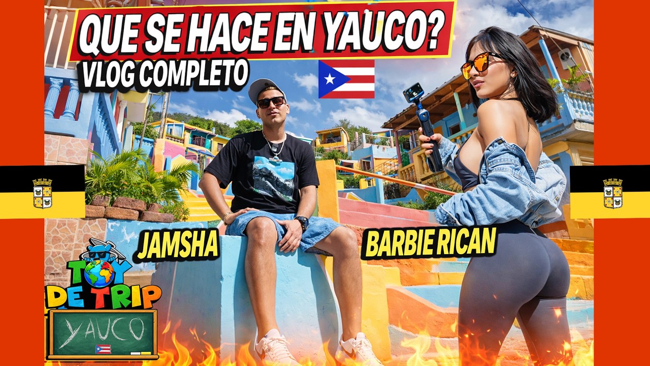 Que Se Hace En Yauco? Jamsha y Barbie Rican Janguiando Por Las Calles - Vlog Completo - Toy De Trip