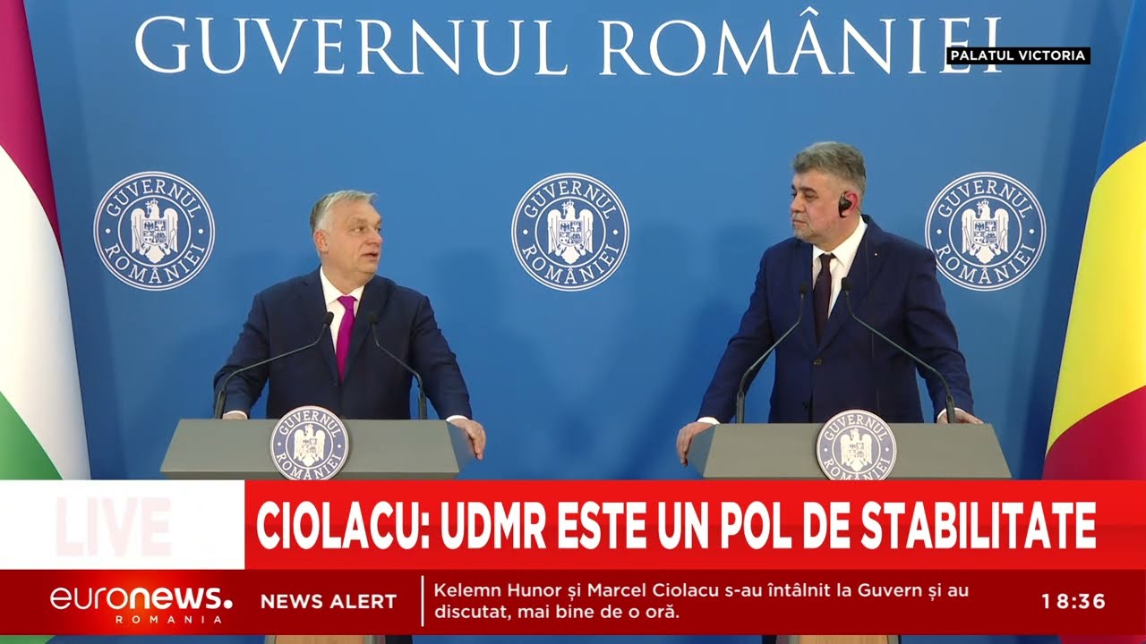 Ciolacu și Orban salută colaborarea româno – maghiară pentru aderarea la Schengen