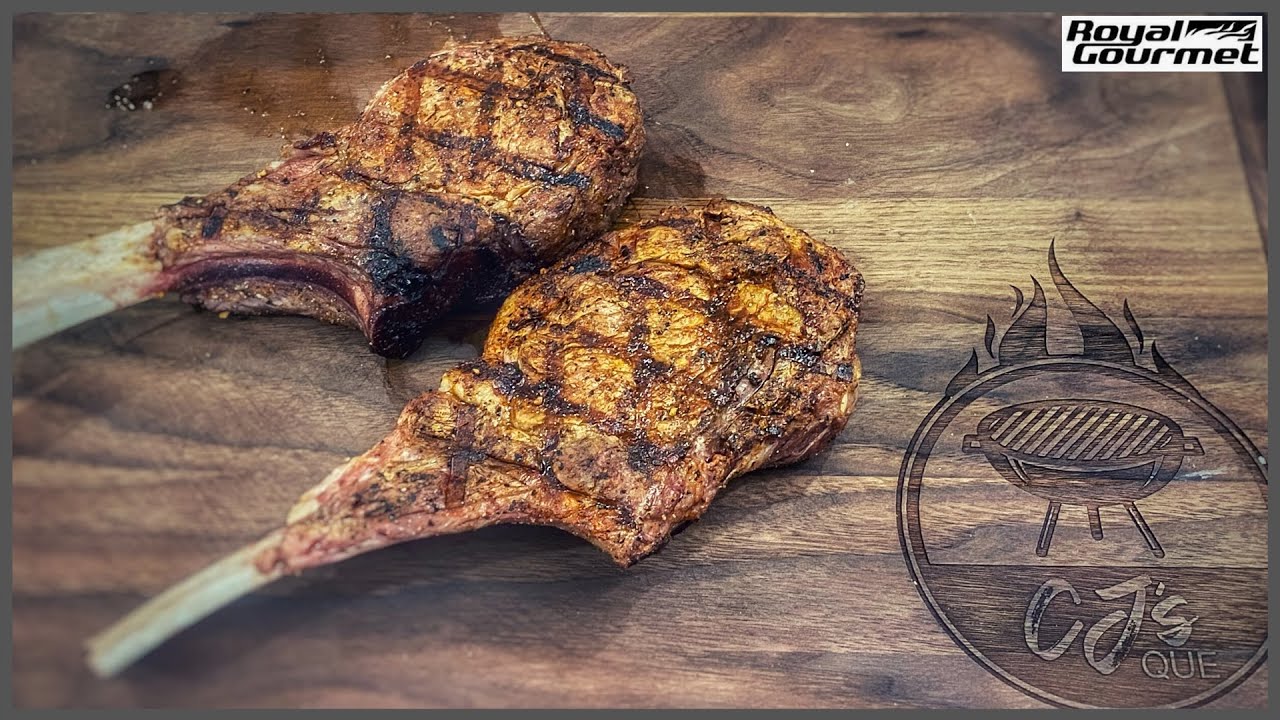 HOW TO REVERSE SEAR A STEAK ON A GAS GRILL! | Royal Gourmet Gas Grill Recipe!