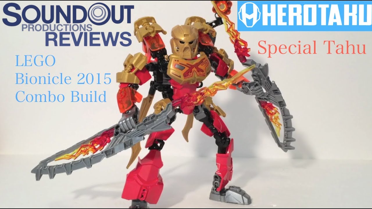 Soundout Review - LEGO Bionicle 2015 - Special Tahu (Combo Build)