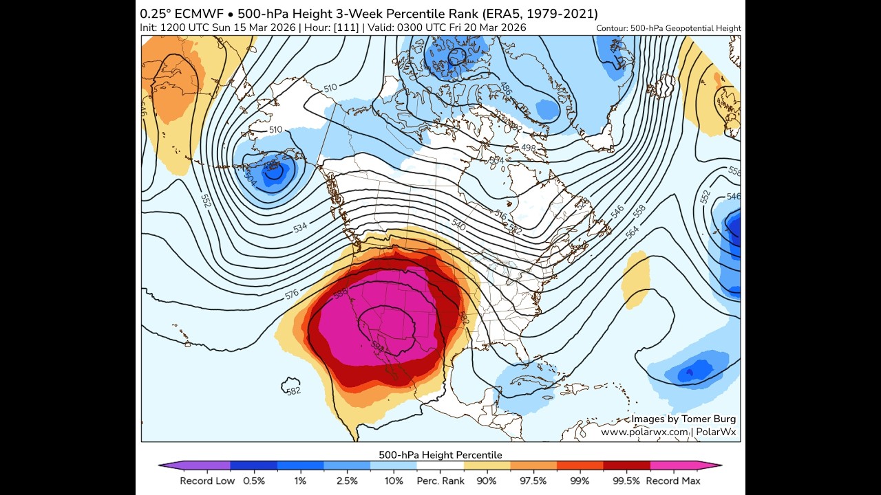 A record-smashing Western U.S. heatwave following record rainfall in Hawaii: What's the connection?