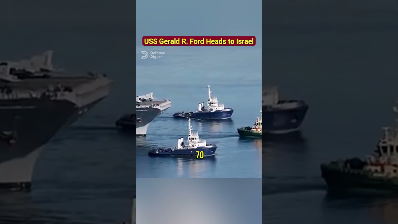 Эсминец USS Gerald R. Ford направляется в Израиль!