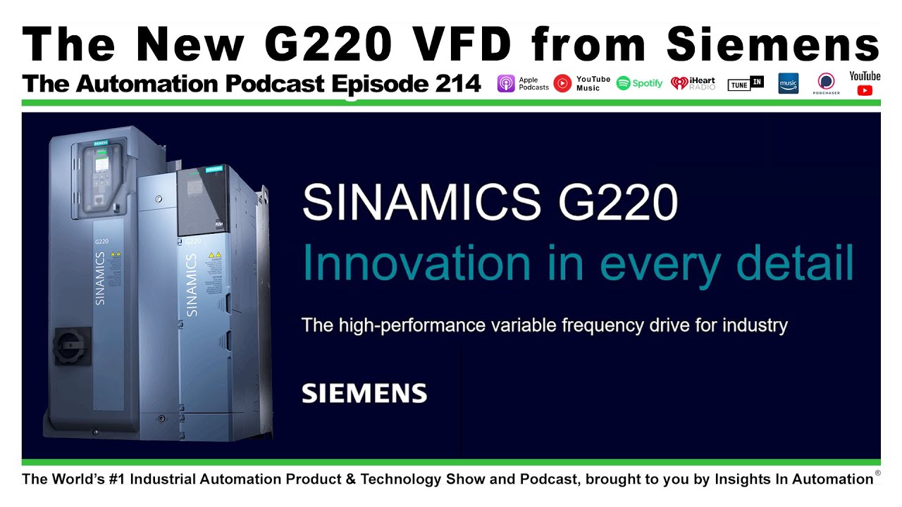 The New G220 VFD from Siemens