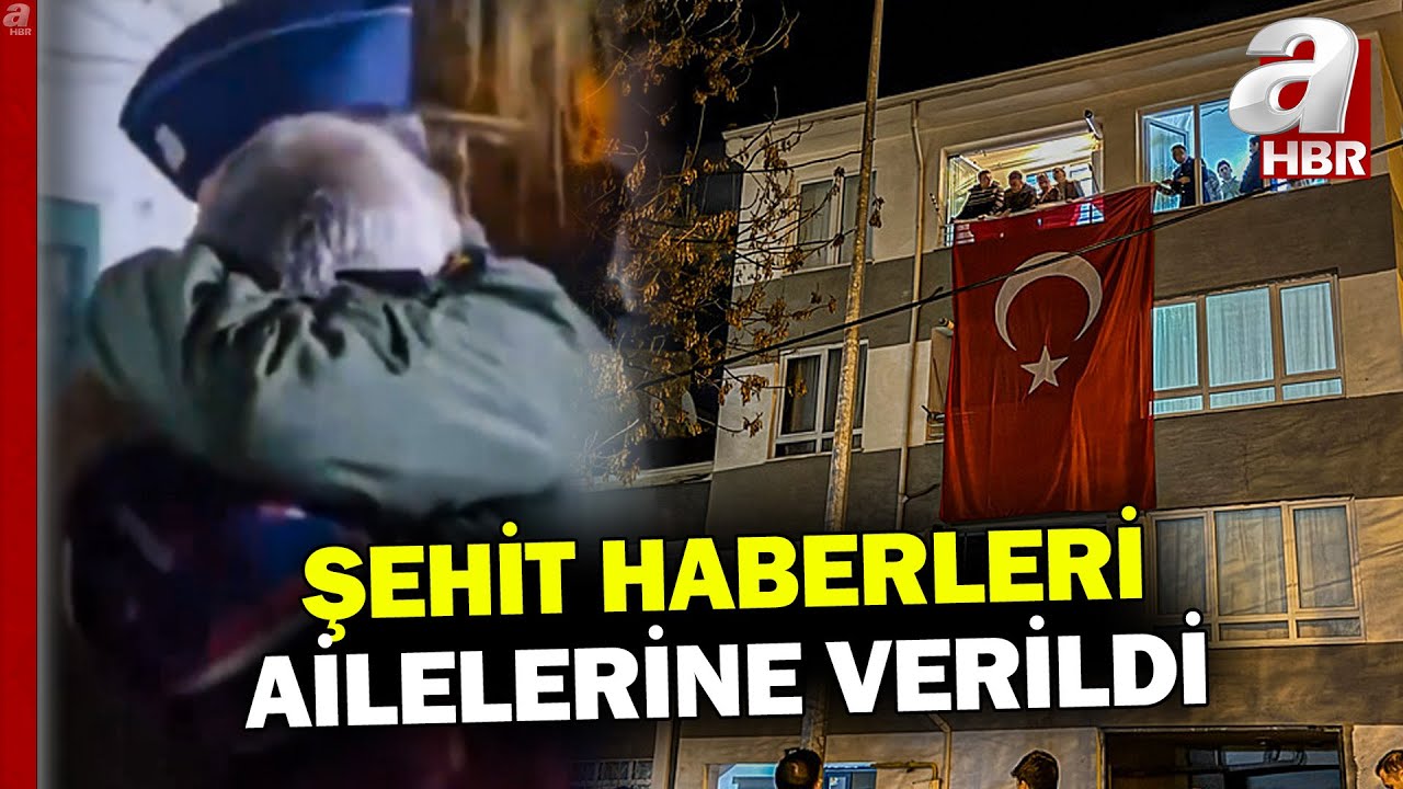 Şehitlerin acı haberi ailelerine verildi | A Haber