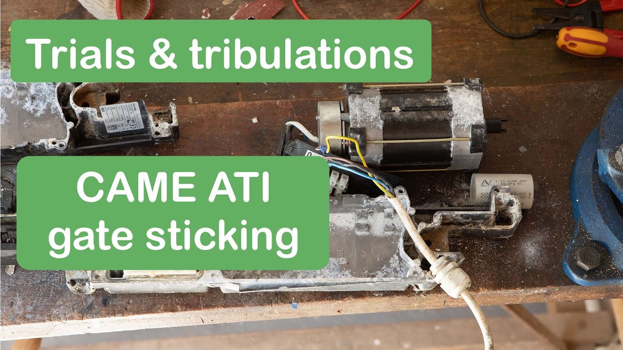 CAME ATI electric gate motor sticking