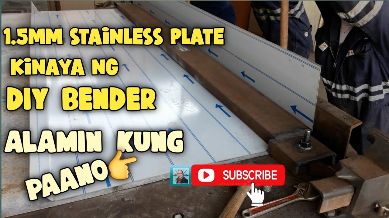 PAANO GUMAWA NG DIY PLATE BENDER