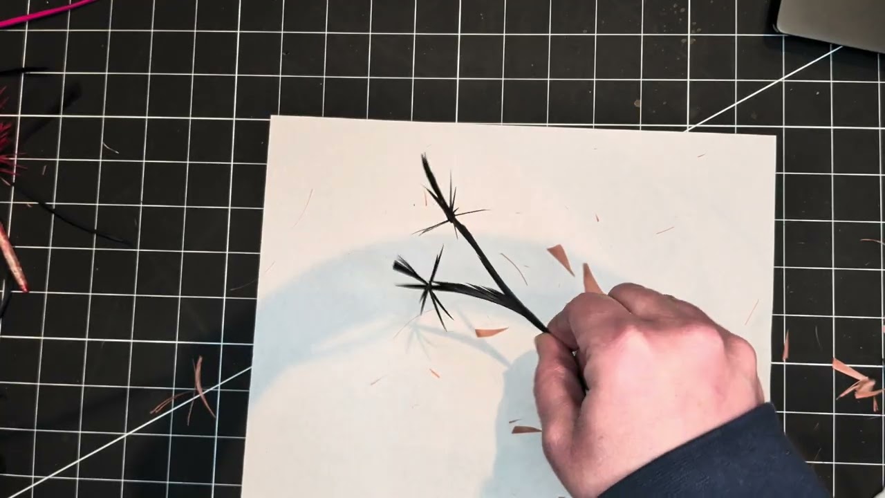 Cutting Feathers for Millinery
